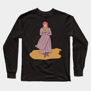 Painting Girl With iPhone - The Expected One Long Sleeve T-Shirt